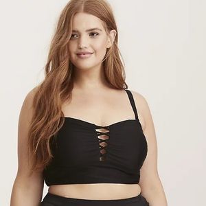 Torrid Black Bikini Top